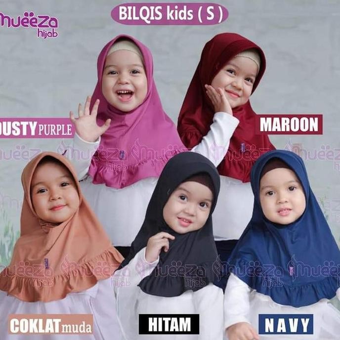 Hijab Bilqis by Mueeza Hijab / Hijab Bilqis / Kerudung Sekolah / Hijab