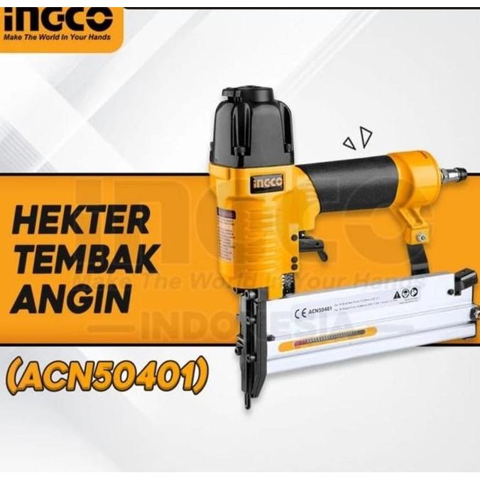 

2 In 1 Combo Air Brad Nailer Ingco Acn50401 Staples Paku Tembak Angin Co