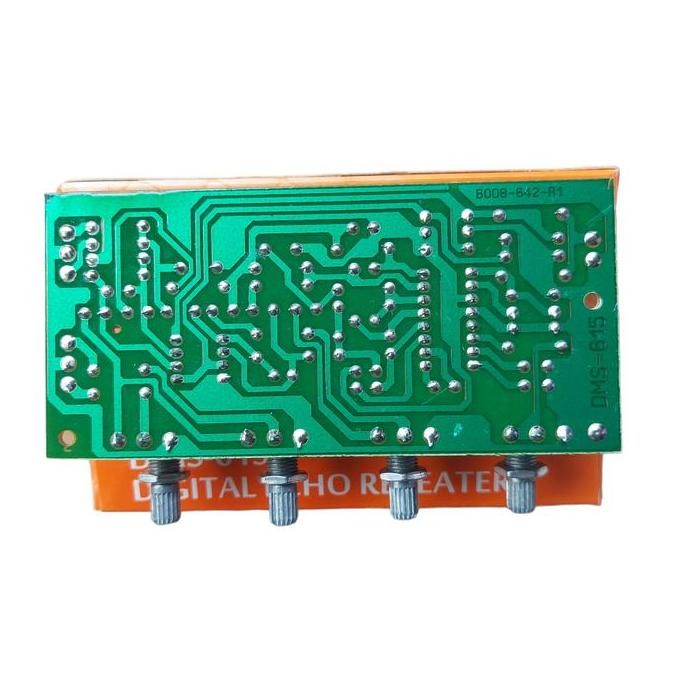 DMS 615 DIGITAL ECHO KARAOKE 2 MIC 12V DC NOL REFEAT GEMA ORI PLATINUM