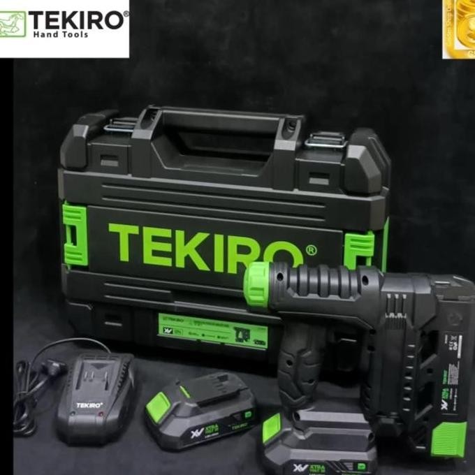 Tekiro Staples Tembak Elektrik 20V Cordless Stapler Nailer Gun Xv 20V Co