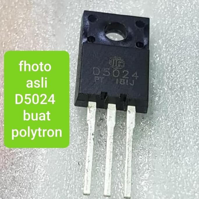 D5024 D 5024 TRANSISTOR HORISONTAL TV POLYTRON