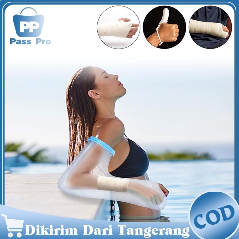 Penutup Luka Tahan Air Cover Pelindung Gips Tangan Kaki Lutut Dewasa Untuk Shower Cover Waterproof S