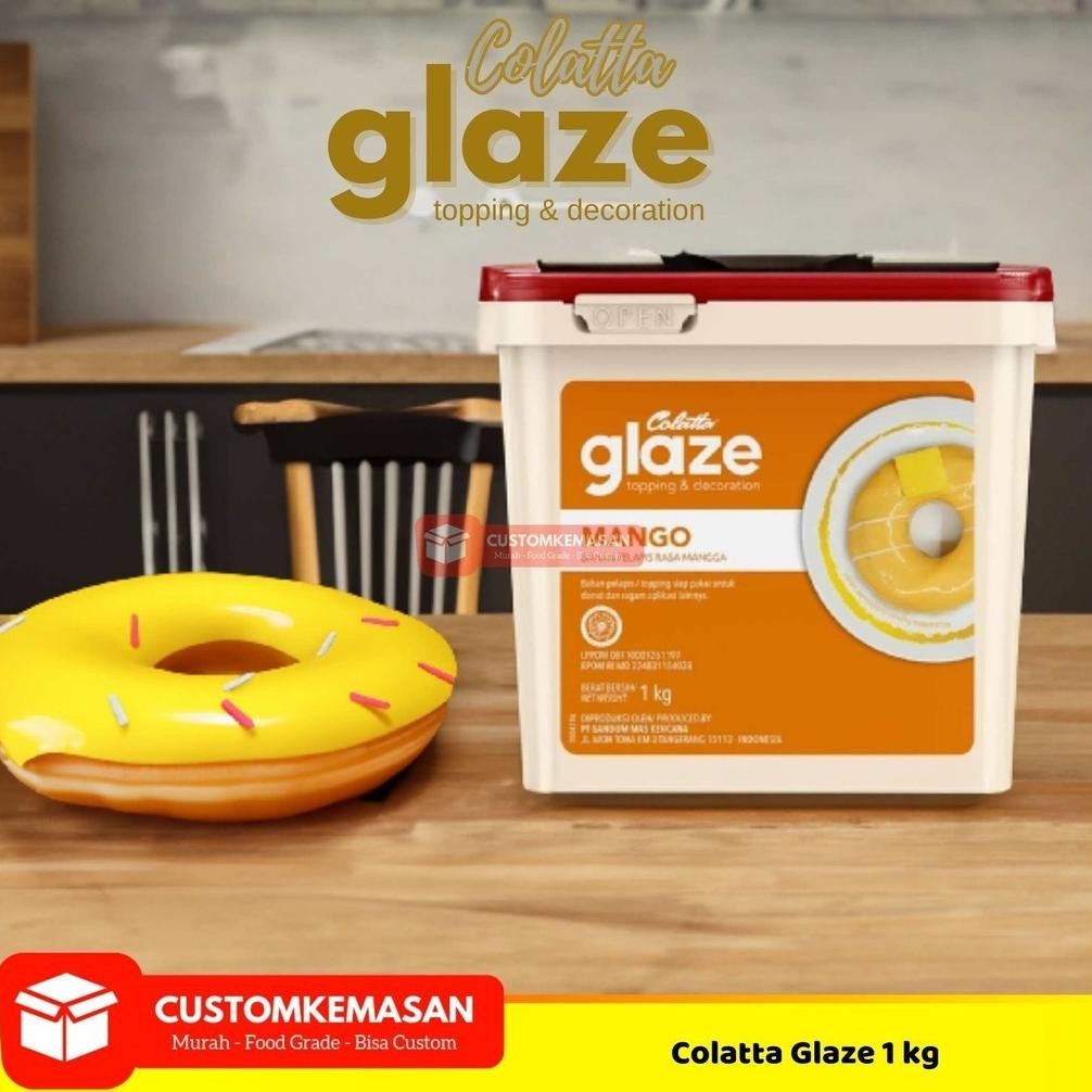 

Colatta Glaze Mango / Selai Mango 1kg / Colatta Dip Glaze / Selai Roti / Topping Selai Colatta Glaze