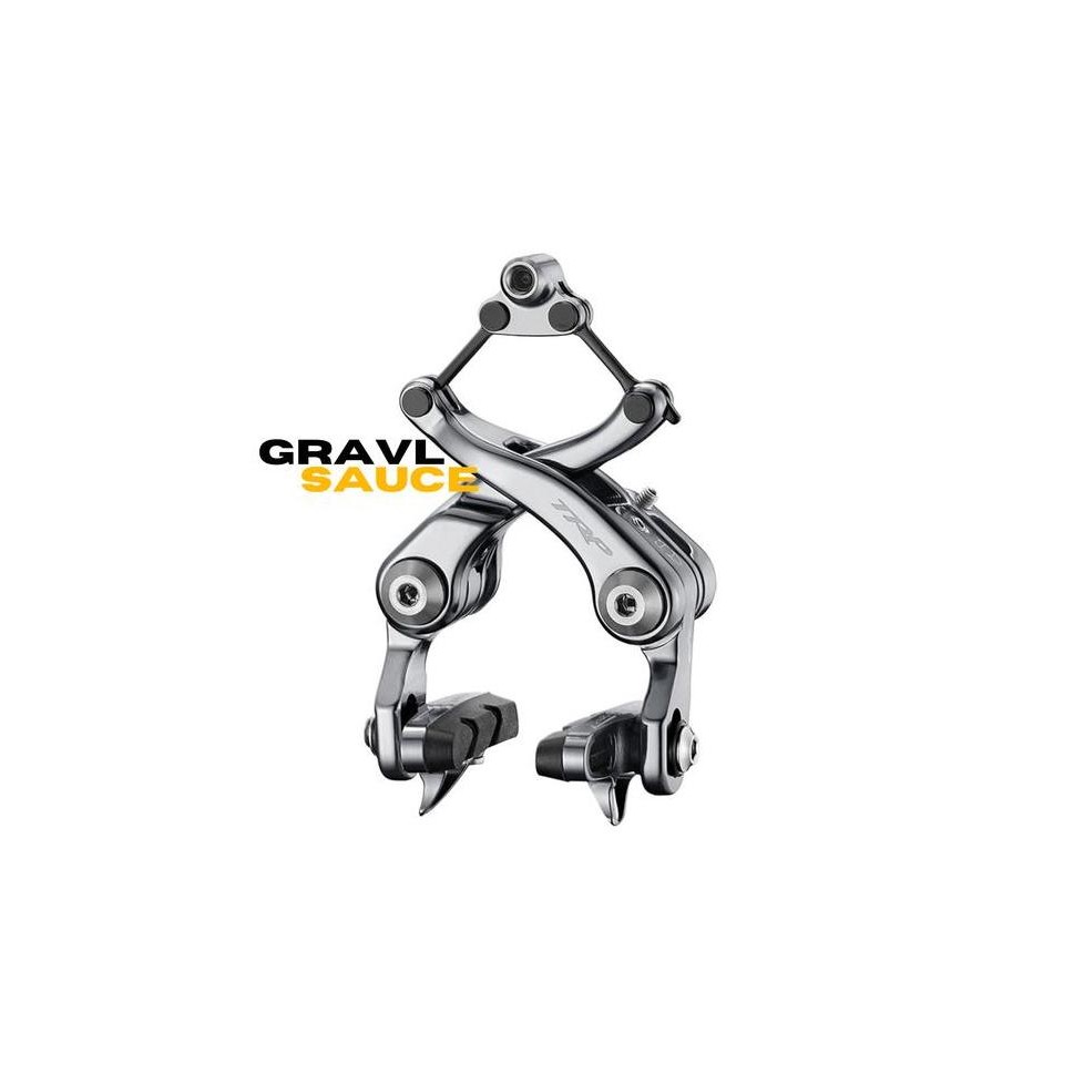 TRP T850 CENTER PULL DIRECT MOUNT BRAKE GREY CNC RIM BRAKE C BRAKE ORIGINAL DAN TERPERCAYA