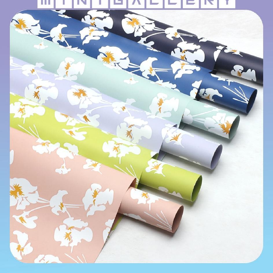 

20 Lembar Flower Wrapping Cellophane Kertas Buket Bunga Hand Bouquet Flst Valantine Kb6163