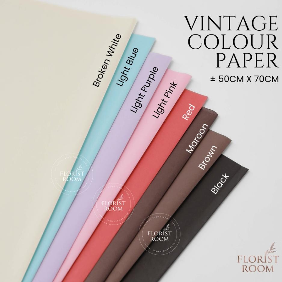 

Vintage Colour R 50 Cm X 70 Cm Kertas Kado