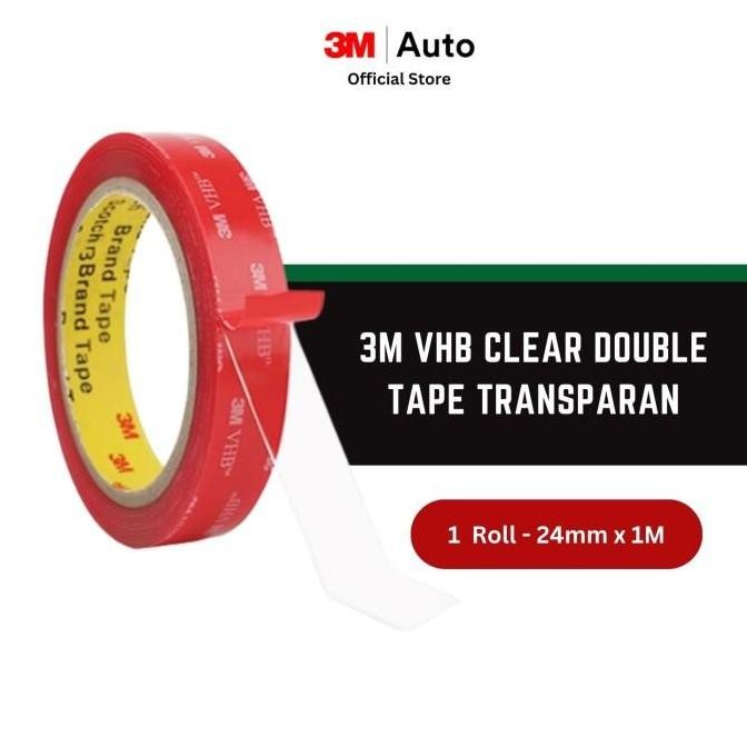 

3M VHB Clear Double Tape Transparan Perekat Dua Sisi - 24 MM X 1M