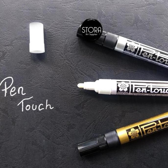 

Sakura Pen Touch Paint Marker Medium Point Set 3 Colour Mettalic Metal