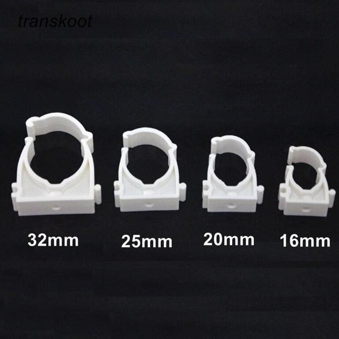50Pcs  Klem Konduit Ppr Klem Pipa Conduit 25/32Mm Clamp U Klem Pipa Konduit Pipa Clamp Clamp Holder 
