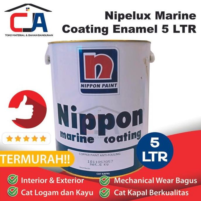 

Cat Kapal Nippon Nippelux Enamel Marine Coating Top Coat 5 Liter
