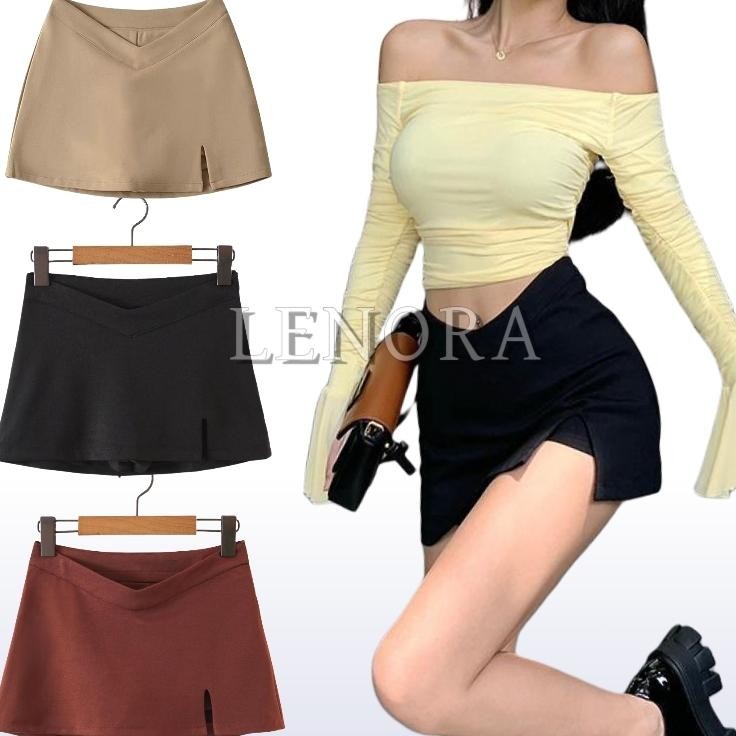 Rok Pendek A Wanita Mini Rok Kekinian Korea Style