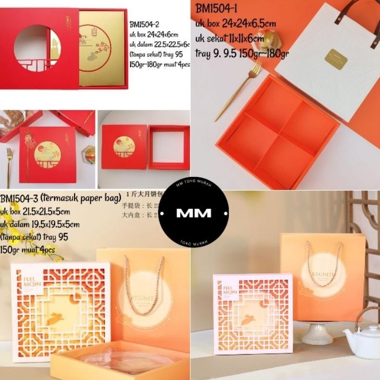 

5pcs box mooncake dua kotak mooncake kue bulan dessert