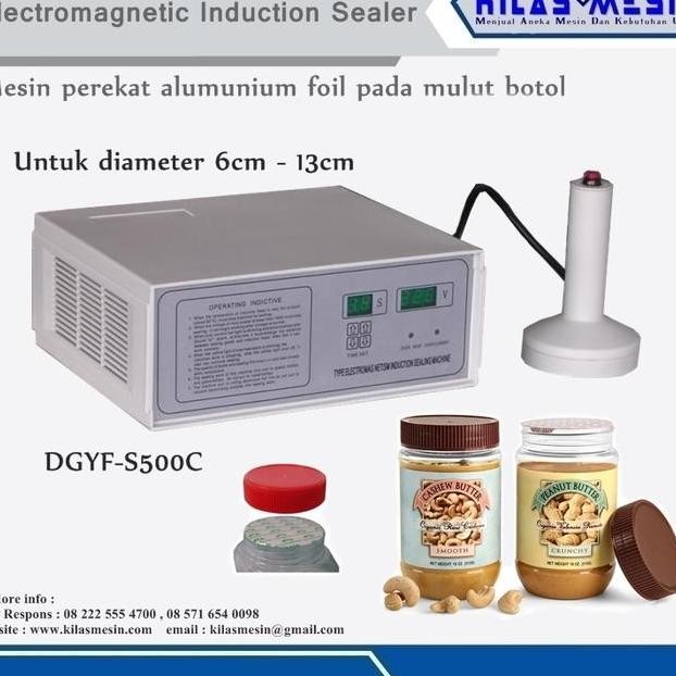 Mesin Induction Sealer Induksi Elektromagnetik Segel Alumunium Foil