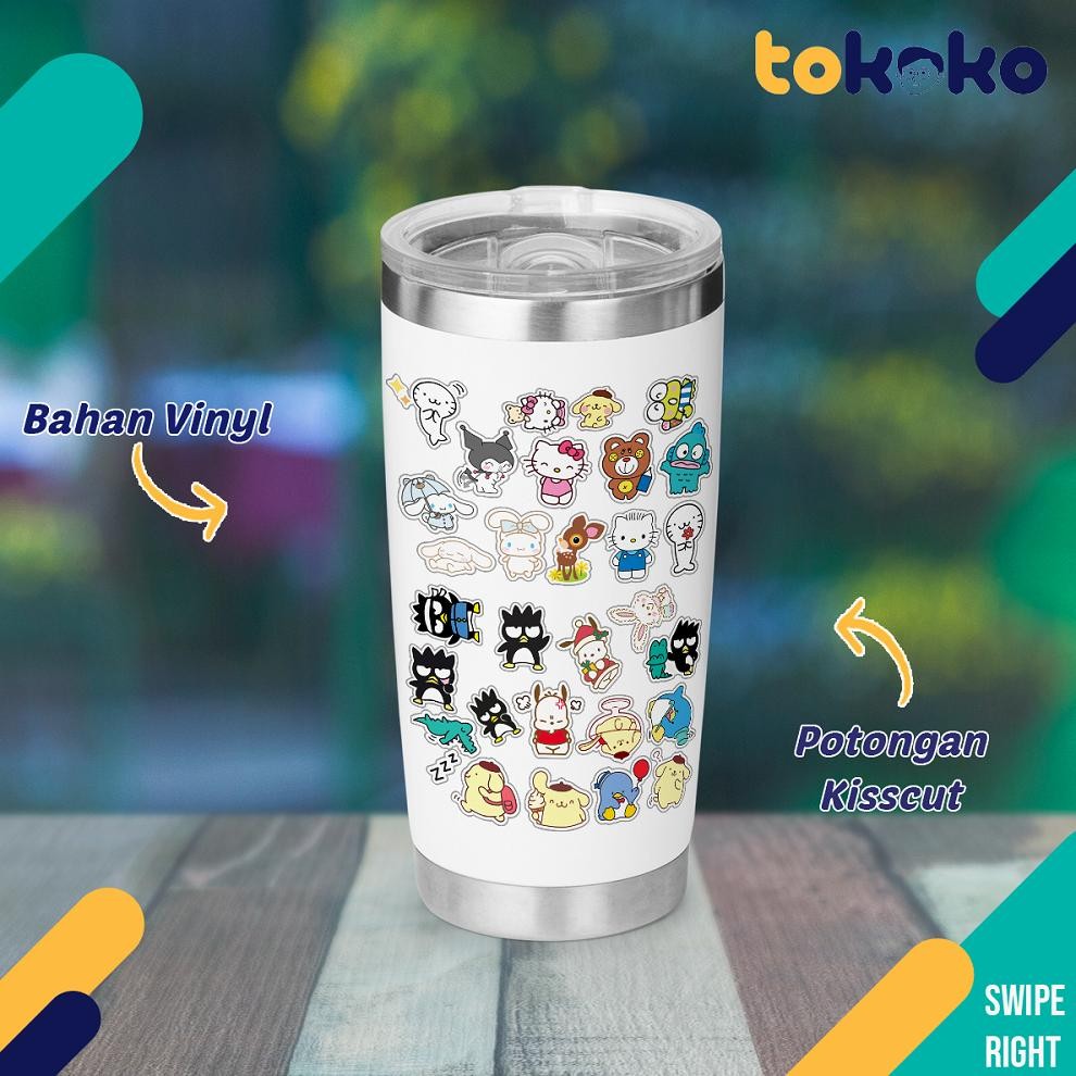 

NOG Stiker Cutting Hello Kitty Sanrio Paper Vinyl Dekorasi Laptop Koper Tumbler Kulkas DIY Viral Kekinian Terbaru 2025 AF-48