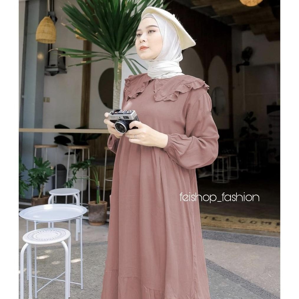 KM MARITA MIDI DRESS / MASITA MIDI DRESS / DRESS WANITA KEKINIAN Viral Kekinian Terbaru 2025 PZ-36