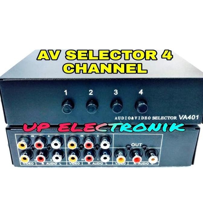 DI59 - Switch RCA 4 Load Video Audio Switch