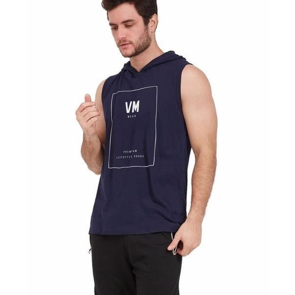 Vm Kaos Buntung Hoodie Singlet Topi U Dongker Vm033