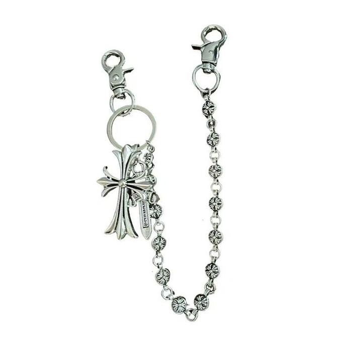 Rantai Dompet Vintage Wallet Chain Salib Pedang Rantai Jeans Rantai Celana