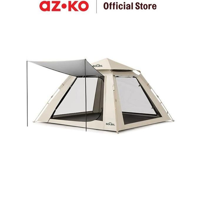 Soleil 3P Tenda Otomatis Double Door - Cokelat Khaki