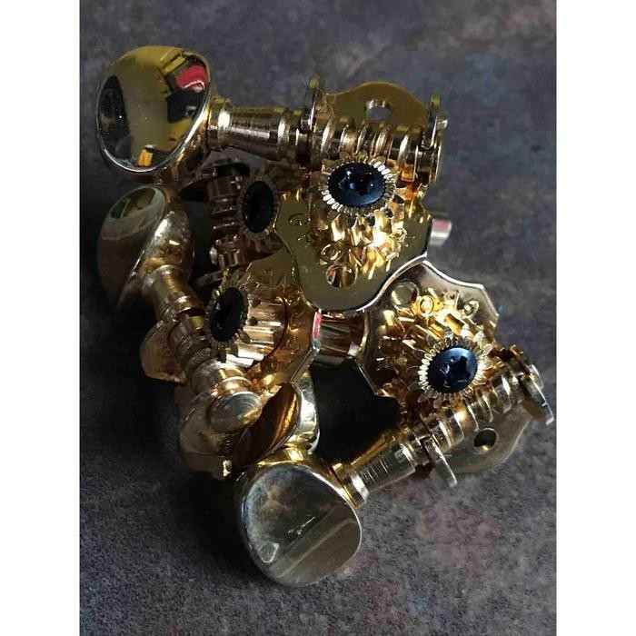 TERLARIS Original Grover Dryer Guitar Ukulele Gold tuner gitar kentrung 2R 2L