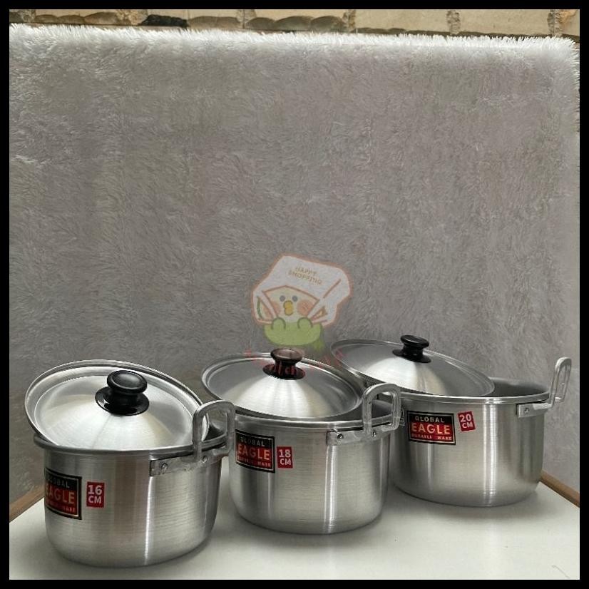 PANCI SET ALUMINIUM 16 18 20 GLOBAL EAGLE / PANCI JAWA/ PANCI MASPION