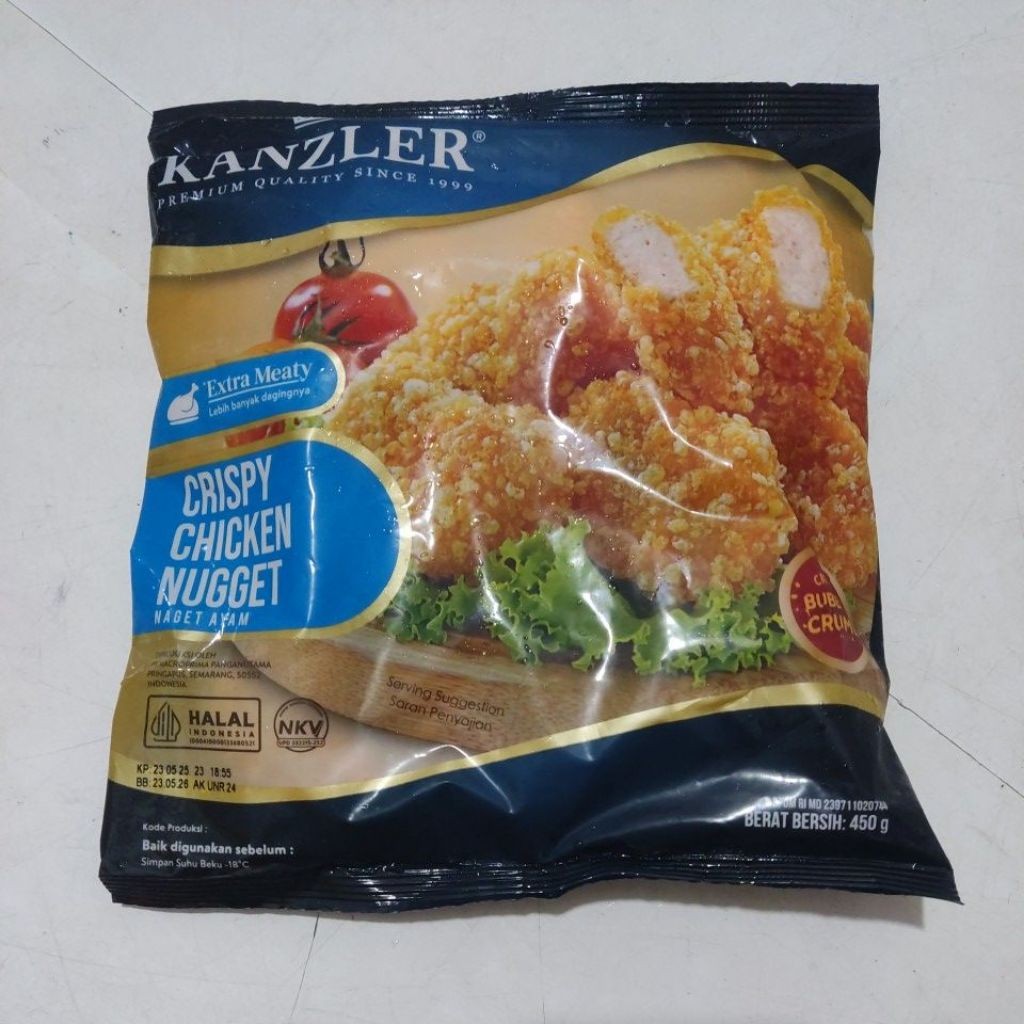 

Kanzler Nugget, Cruspy spicy, Nugget Stick, Nugget Crispy 450gr
