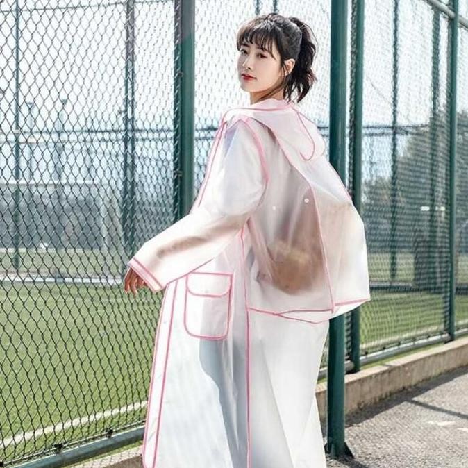 Jas Hujan Wanita Jas Hujan Rok Jas Hujan Terusan Transparan Anti Air