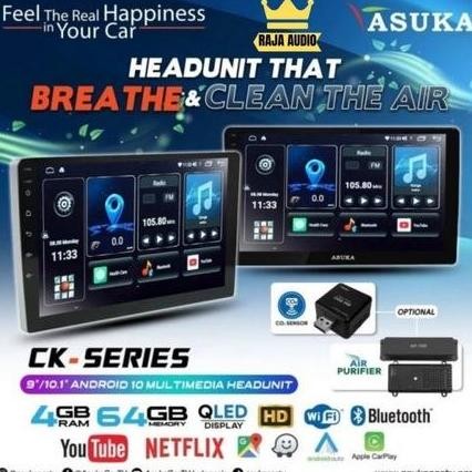 '' Asuka Ck-309 Premium Headunit 9"Inch Android Tape Audio Mobil Ck309 ''