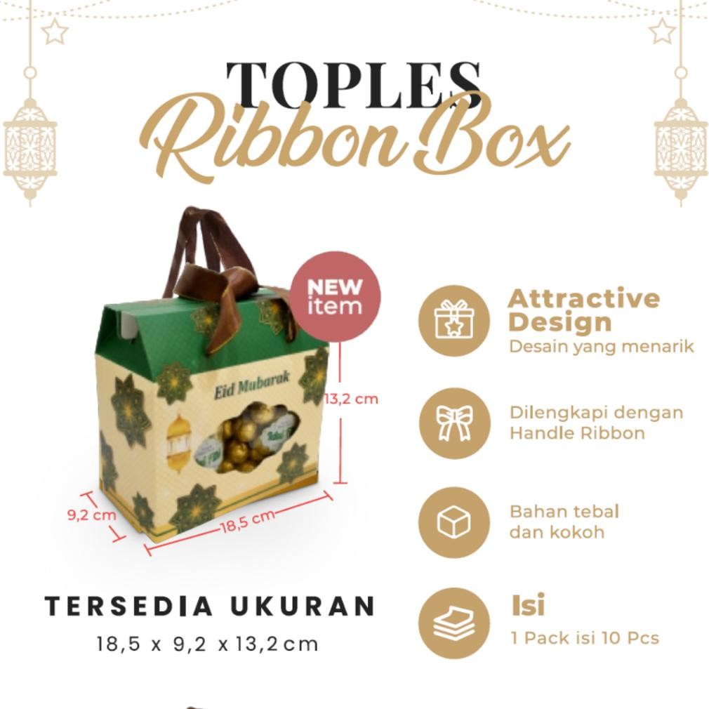 

Bas-12 Gha-65 Promo! [10Pcs] Cake Box Hampers / Packaging Kue Ribbon Double Wall / Dus Kue / Kotak Viral Bas-12