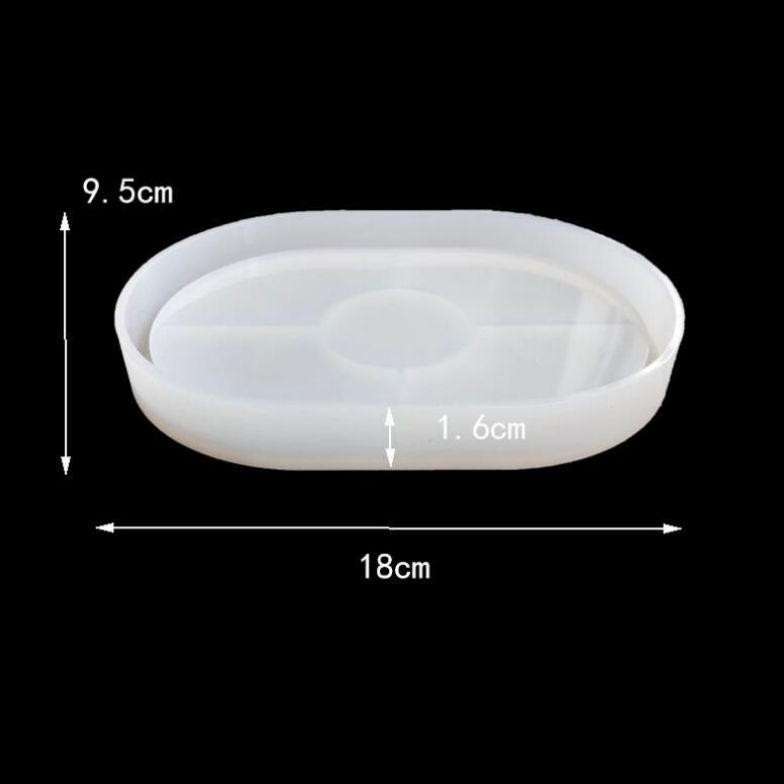 

CETAKAN RESIN SILIKON OVAL / CETAKAN SILICONE RESIN TRAY / OVAL COASTER MOLD UNTUK KERAJINAN RESIN