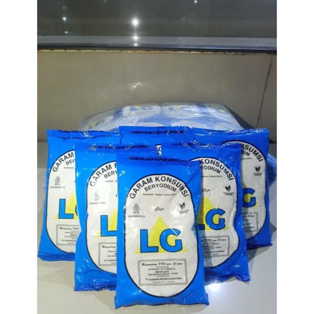 

(Terbaru) [ 20 PCS ] GARAM MASAK LG BERYODIUM BUMBU DAPUR 100 GRAM (Terlaris)