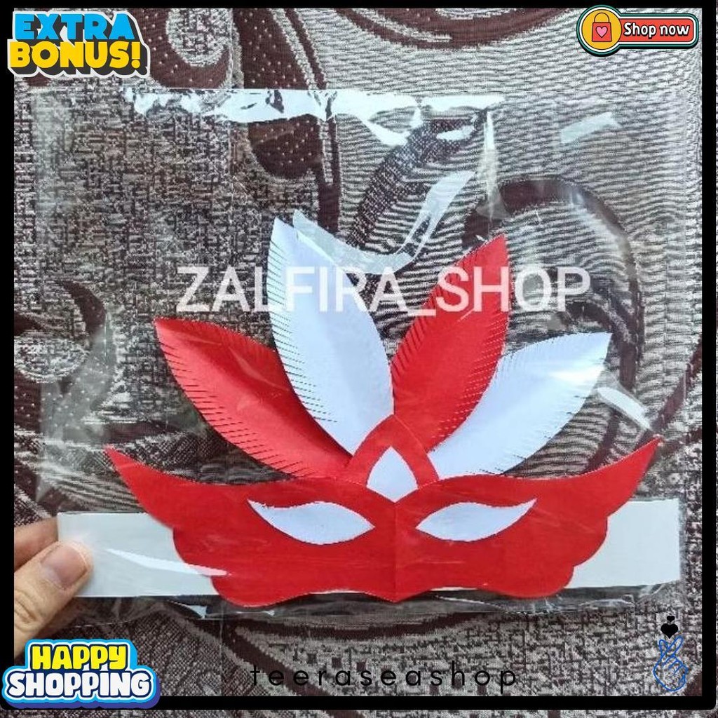 Hiasan Kepala Merah Putih/Mahkota Karnaval Agustusan