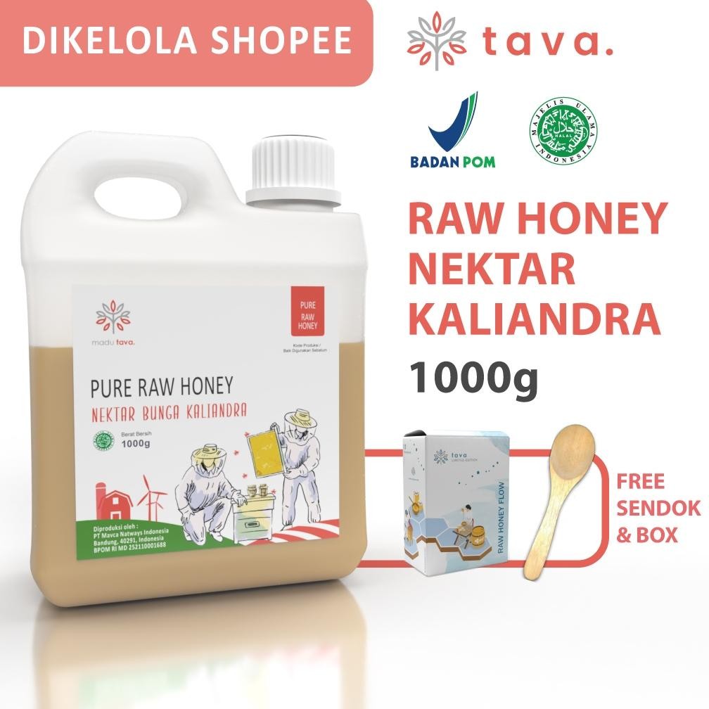 

(Terbaru) Madu Asli Murni 1kg Tava Grade A Nektar Kaliandra 100% Alami Pure Natural Raw Honey (Terlaris)