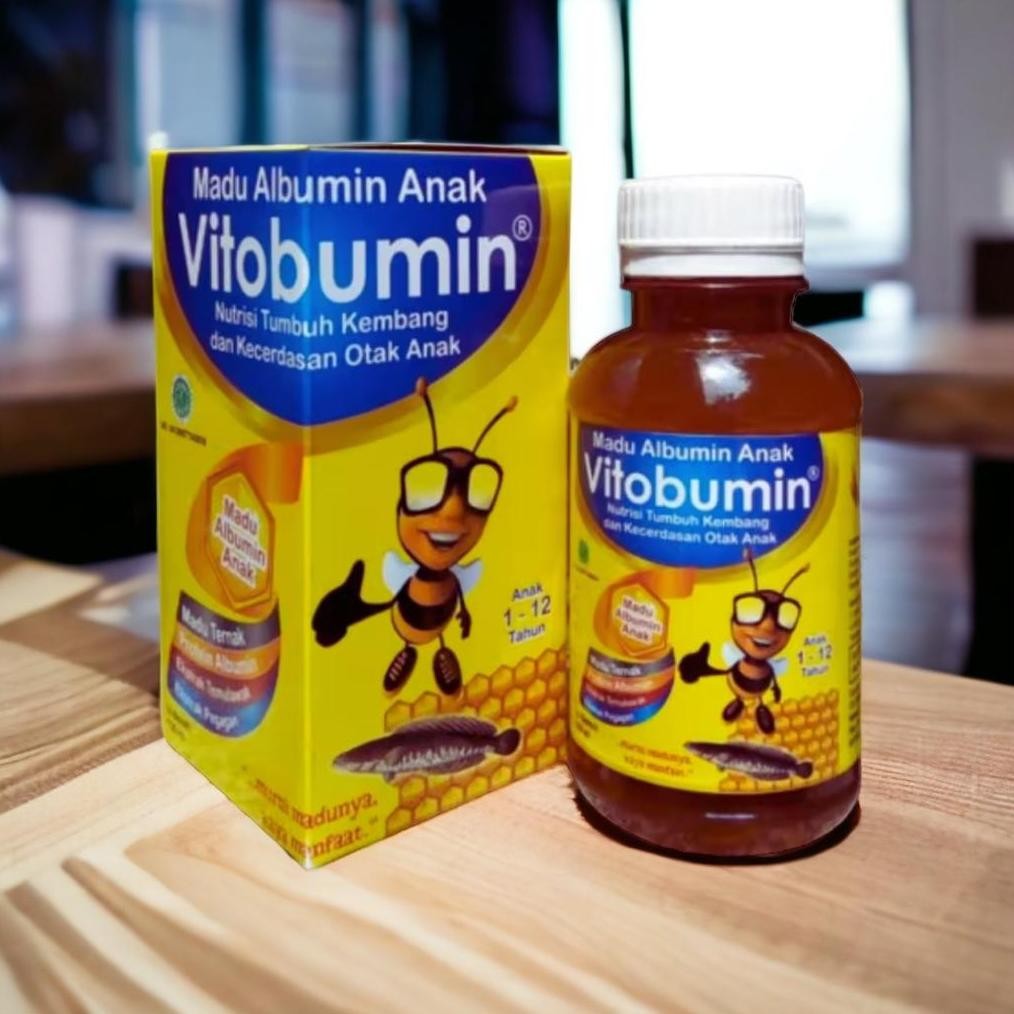 

(Terbaru) Vitobumin ( Madu Anak Cerdas + Albumin ) 150 ml Meningkatkan Kecerdasan Anak | Suplemen Untuk Anak Autis (Terlaris)