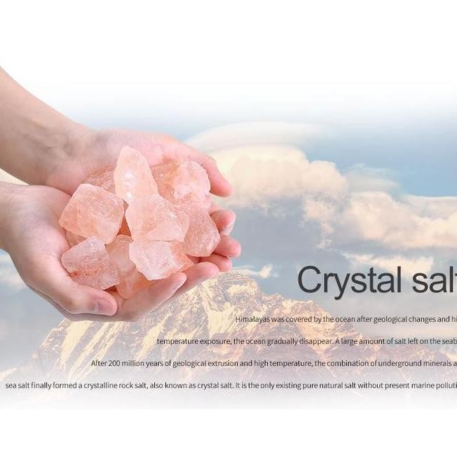 

(Terbaru) Best Produk] Kristal Garam Himalaya Himalayan Salt Coarse Rock Pink Raw (Terlaris)
