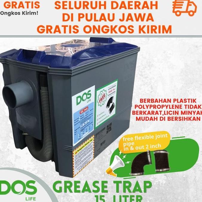 

Dos - Grease Trap 15 Liter Penyaring Lemak Minyak Dapur Saringan Lemak