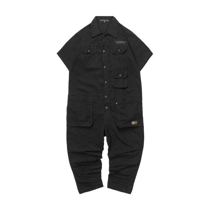 Ssst Coverall  2.0 Shortsleeve Jumpsuit Hitam