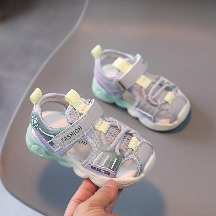 (Loli-Jkt) Sp- Bal3 Sepatu Sandal Anak Perekat Depan Untuk Cewek Cowok Size 21-30