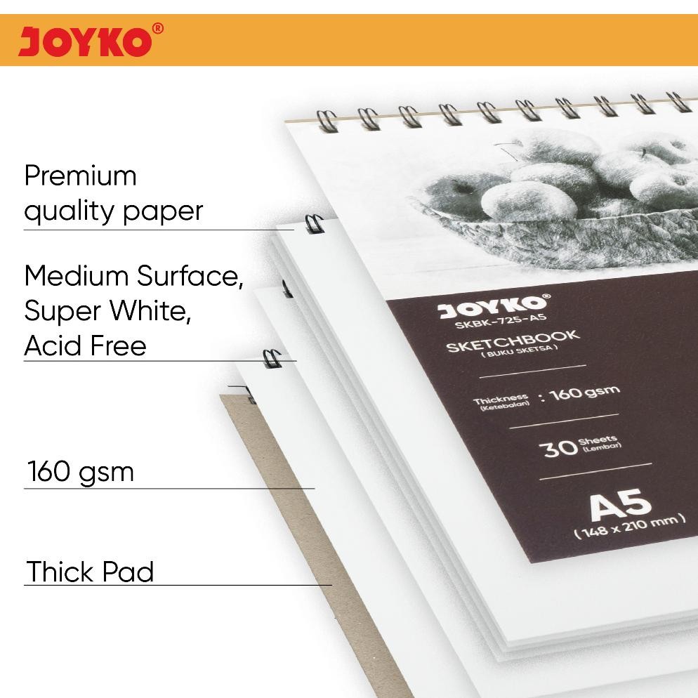 

Sd-67 Joyko Drawing Sketch Book A5 A4 A3 Professional / Buku Gambar Sketsa Sd-67
