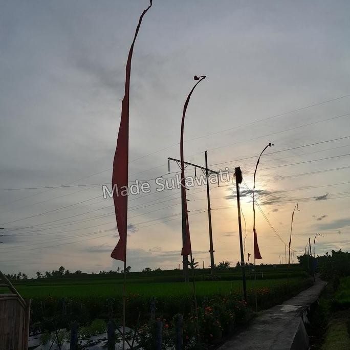 :::::::] Kain umbul umbul 5 meter khas Bali TANPA TANGKAI hiasan dekorasi tradisional