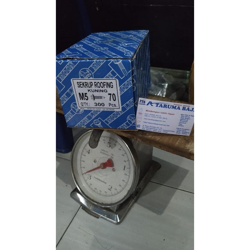 Promo Skrup Roofing 7 Cm - Skrup Spandeck M5 X 70 - Paku Roofing Spandeck