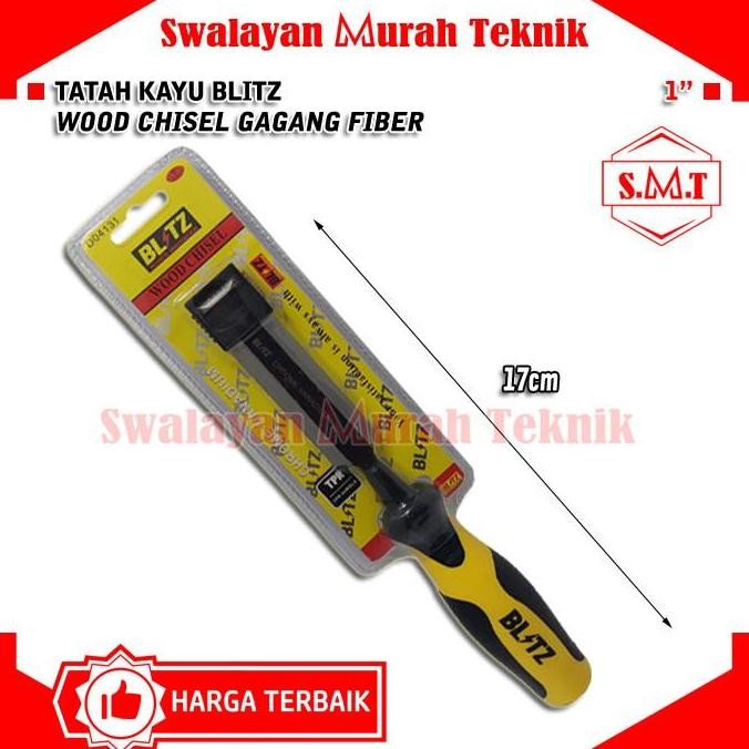 

$$$$] BLITZ Tatah Kayu 1" Pahat Kayu Gagang Fiber CRV 1 Inch Wood Chisel