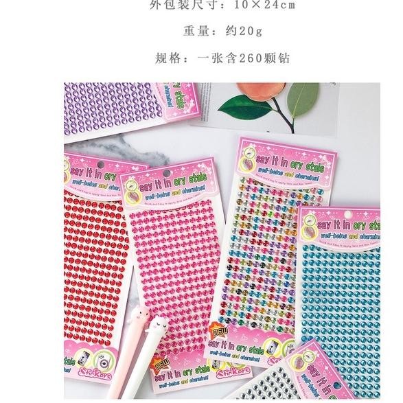 

Rt-4 Hj-45 Gd-12 Stiker Kristal / Stiker Rhinestone / Gems Stiker Akrilik / Crystal Berlian Imitasi Dekorasi Handphone / Diary Berkualitas Rt-4