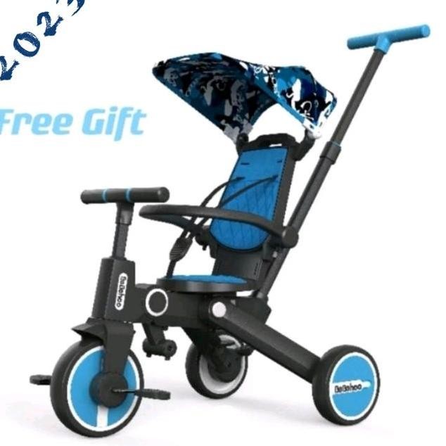 Bebehoo Generasi2 7 In 1 Stroller Sepeda Bayi Lipat Folding Trike