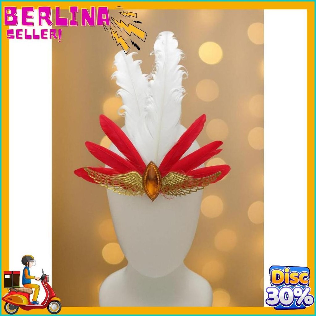 Aksesoris Bando Bulu Merah putih|Bando merah putih karnaval|Bando merah putih viral| bando merah put