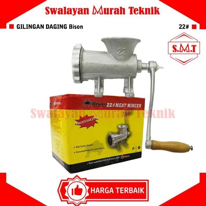 *#*#*#] Gilingan Daging Manual BISON Meat Mincer Grinder Kitchenware 22"