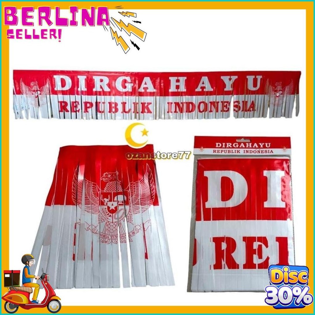 Garlan rumbay dirgahayu Garuda / aksesoris 17 Agustus / hiasan 17 Agustus