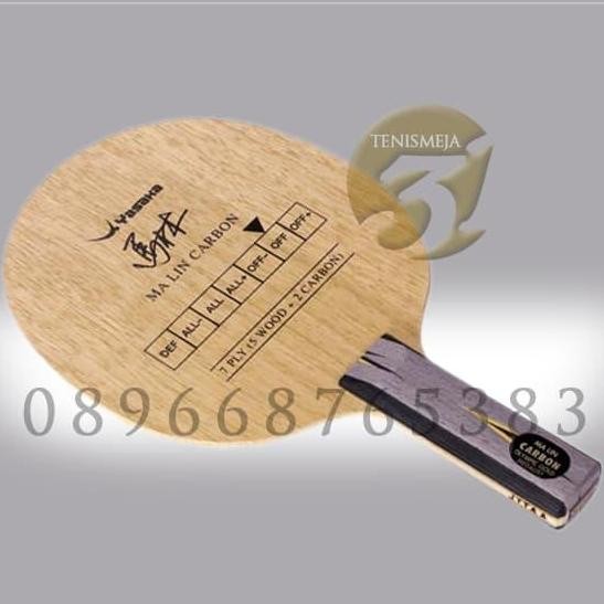 TERBARU - Yasaka Ma Lin Carbon, Blade/Kayu tenis meja