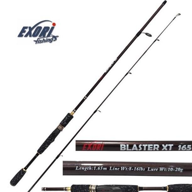BEBAS ONGKIR - Joran Pancing Exori Blaster XT Carbon Solid 150 165 180