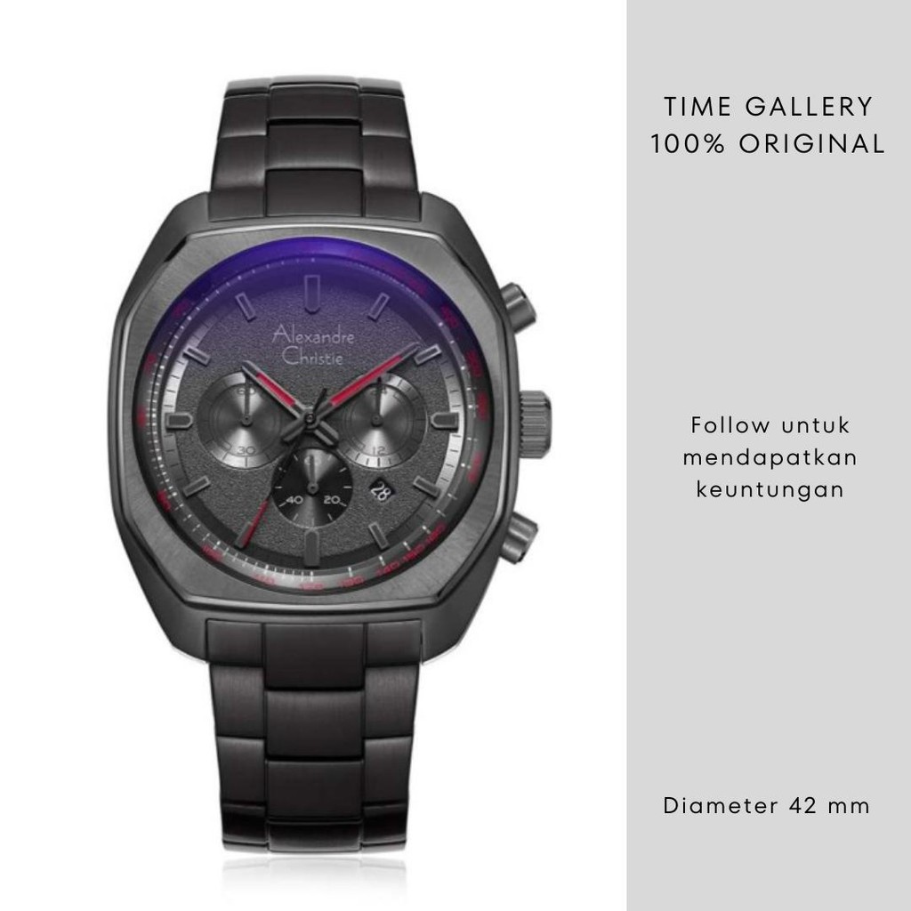 Jam Tangan Pria Alexandre Christie 6666mcbepbare 6666 mcbepbare 6666mc bepbare 6666m ac6666 original
